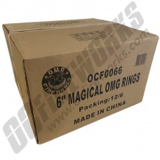 Wholesale Fireworks OMG 6" Magical Ring Shells Case 12/6 (Wholesale Fireworks)